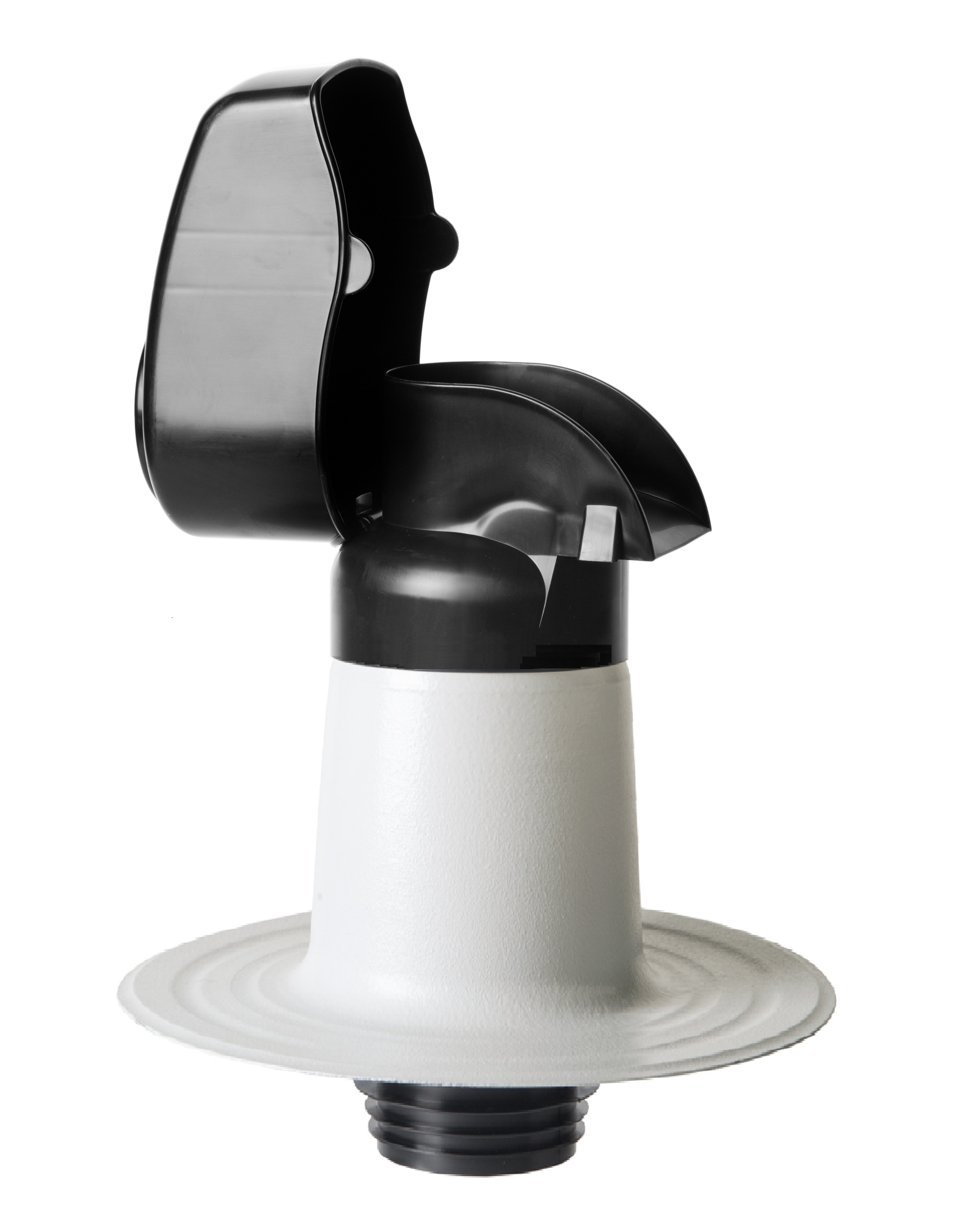 Kabeldoorvoer geisoleerd plakplaat alu. 100mm PVC-gecoat Anjo