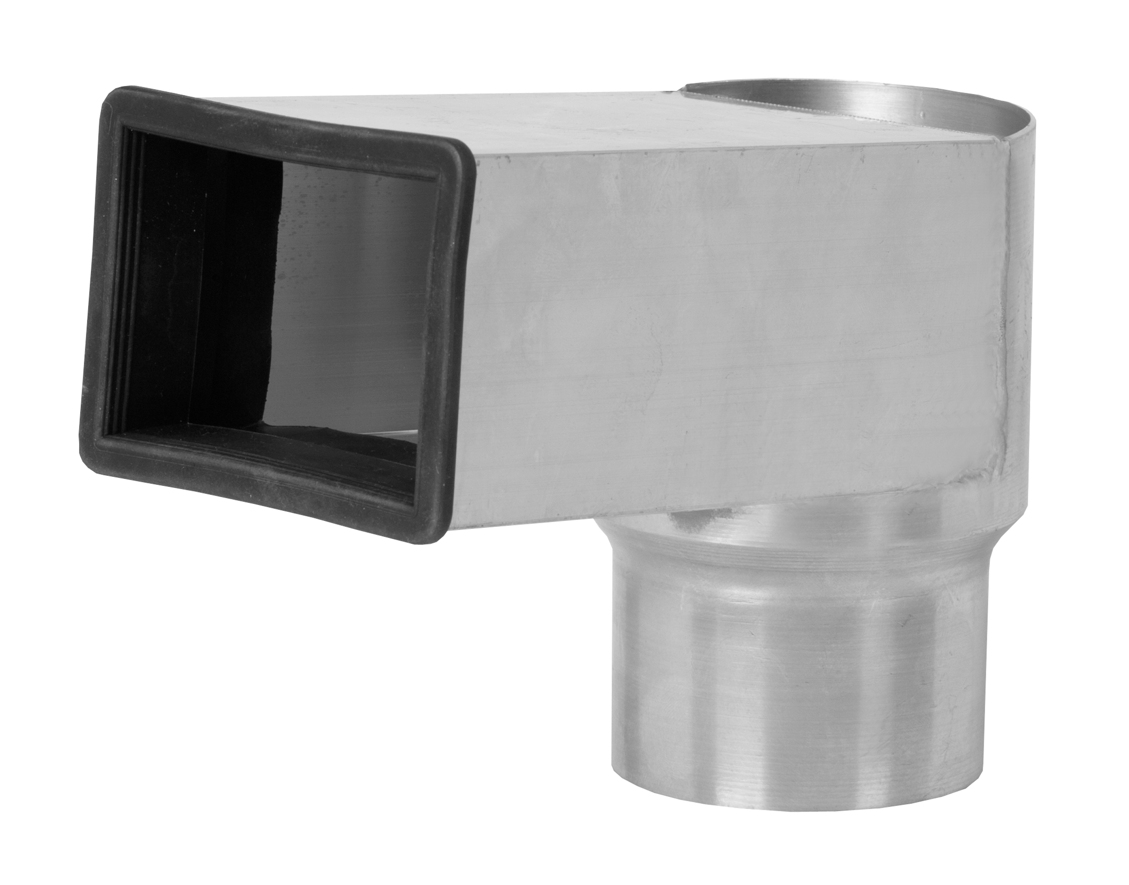 Stadsuitloop alu. 60x80mm-ø70 mm incl. EPDM manchet VVE=6 Anjo