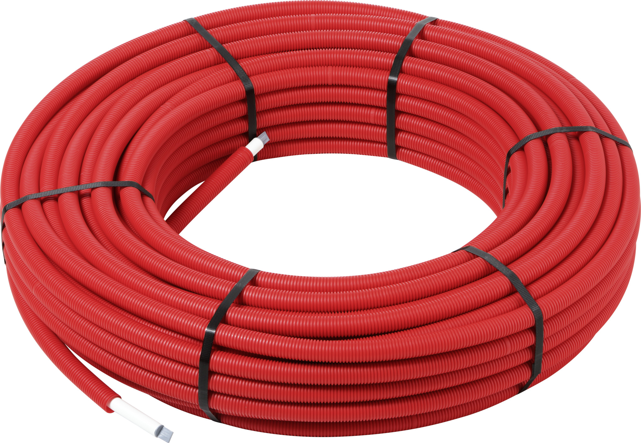 Rol a 75mtr. meerlagenbuis SMARTPRESS 20x2,3mm met mantel rood 4704.1 Viega