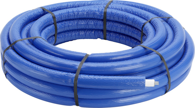 Rol a 25mtr. meerlagenbuis SMARTPRESS 32x3,2mm blauw isolatie 9mm 4705.6 Viega