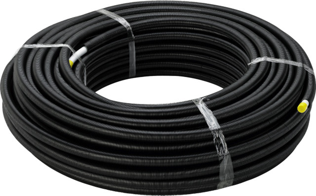 Rol a 75mtr. meerlagenbuis SMARTPRESS 20x2,3mm met mantel zwart 4704 Viega