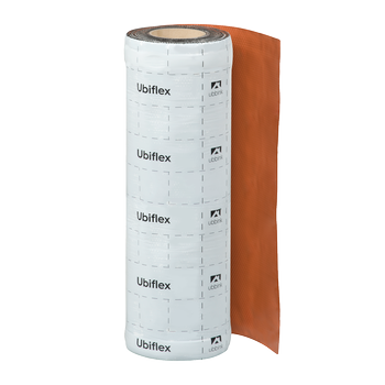 Rol a 5mtr. UBIFLEX FINIO loodvervanger 500mm zelfklevend rood Ubbink