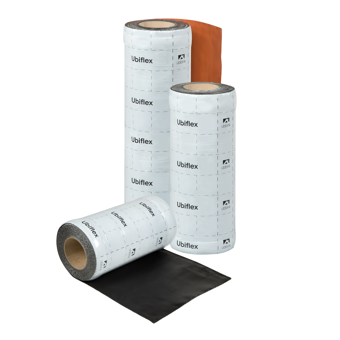 Rol a 5mtr. UBIFLEX FINIO loodvervanger 300mm zelfklevend zwart Ubbink