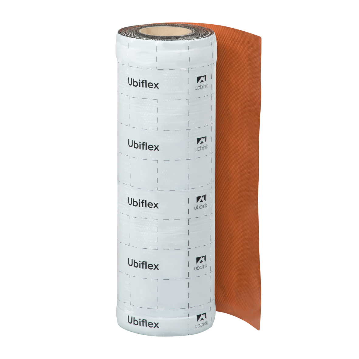 Rol a 5mtr. UBIFLEX FINIO loodvervanger 500mm zelfklevend rood Ubbink