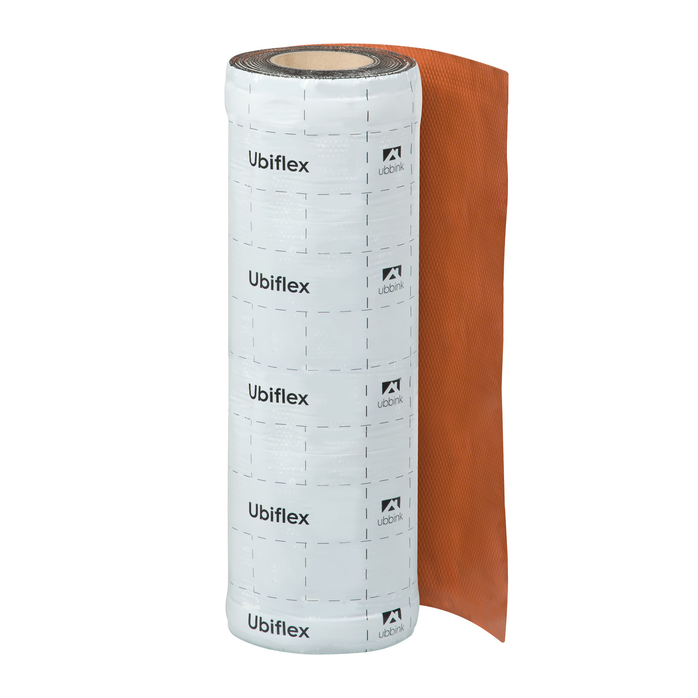 Rol a 5mtr. UBIFLEX FINIO loodvervanger 500mm zelfklevend rood Ubbink