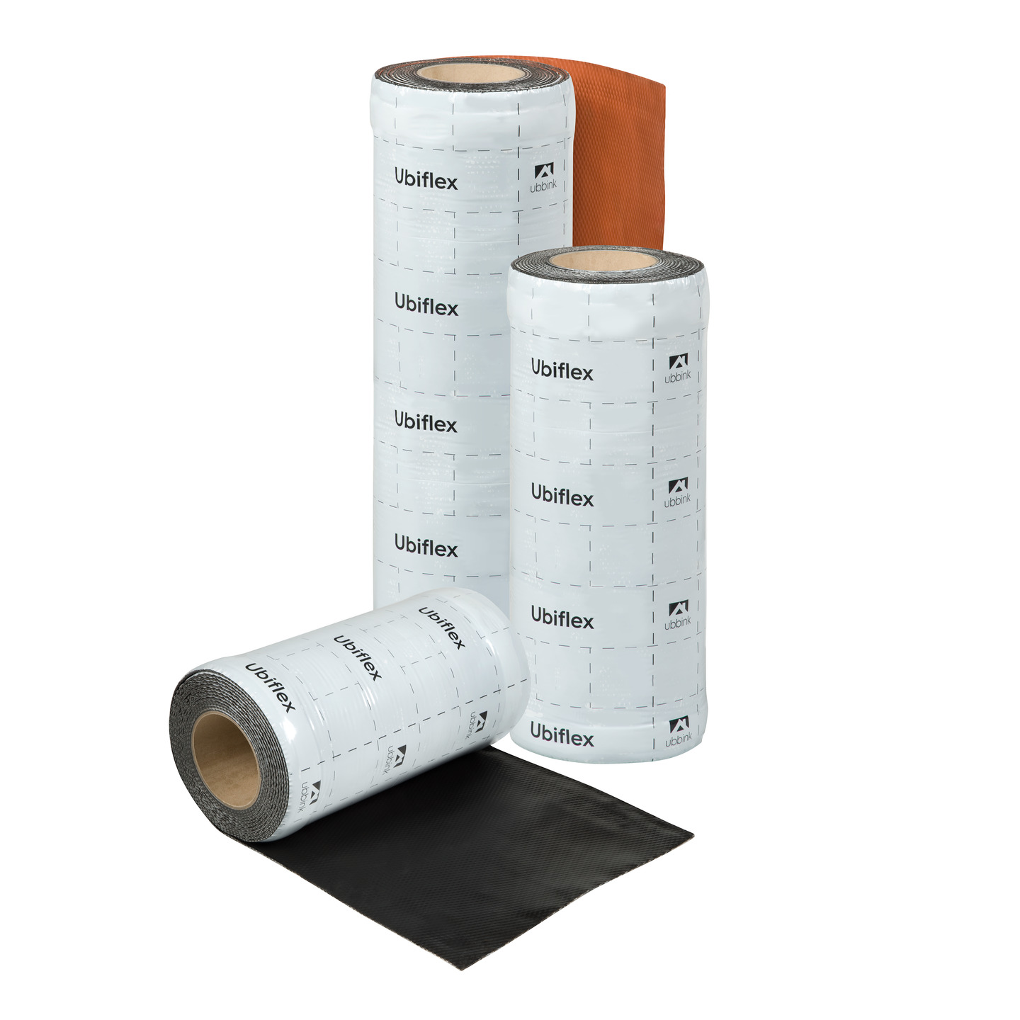 Rol a 5mtr. UBIFLEX FINIO loodvervanger 300mm zelfklevend zwart Ubbink