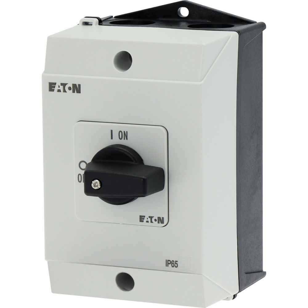 Aan-Uit-schakelaar 3-polig +N 20A 90° opbouw 4kW 207109 Eaton