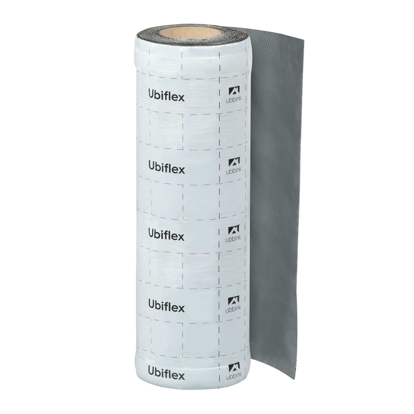 Rol a 5mtr. UBIFLEX FINIO loodvervanger 500mm zelfklevend grijs Ubbink