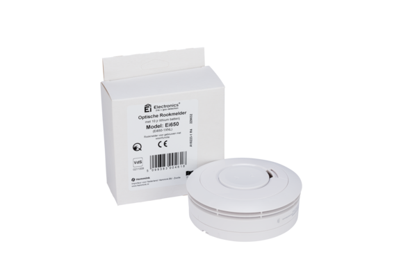 Rookmelder optisch EI650 10 jr lithium, stand-alone Ei Electronics