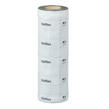 Rol a 5mtr. UBIFLEX FINIO loodvervanger 500mm zelfklevend zwart Ubbink