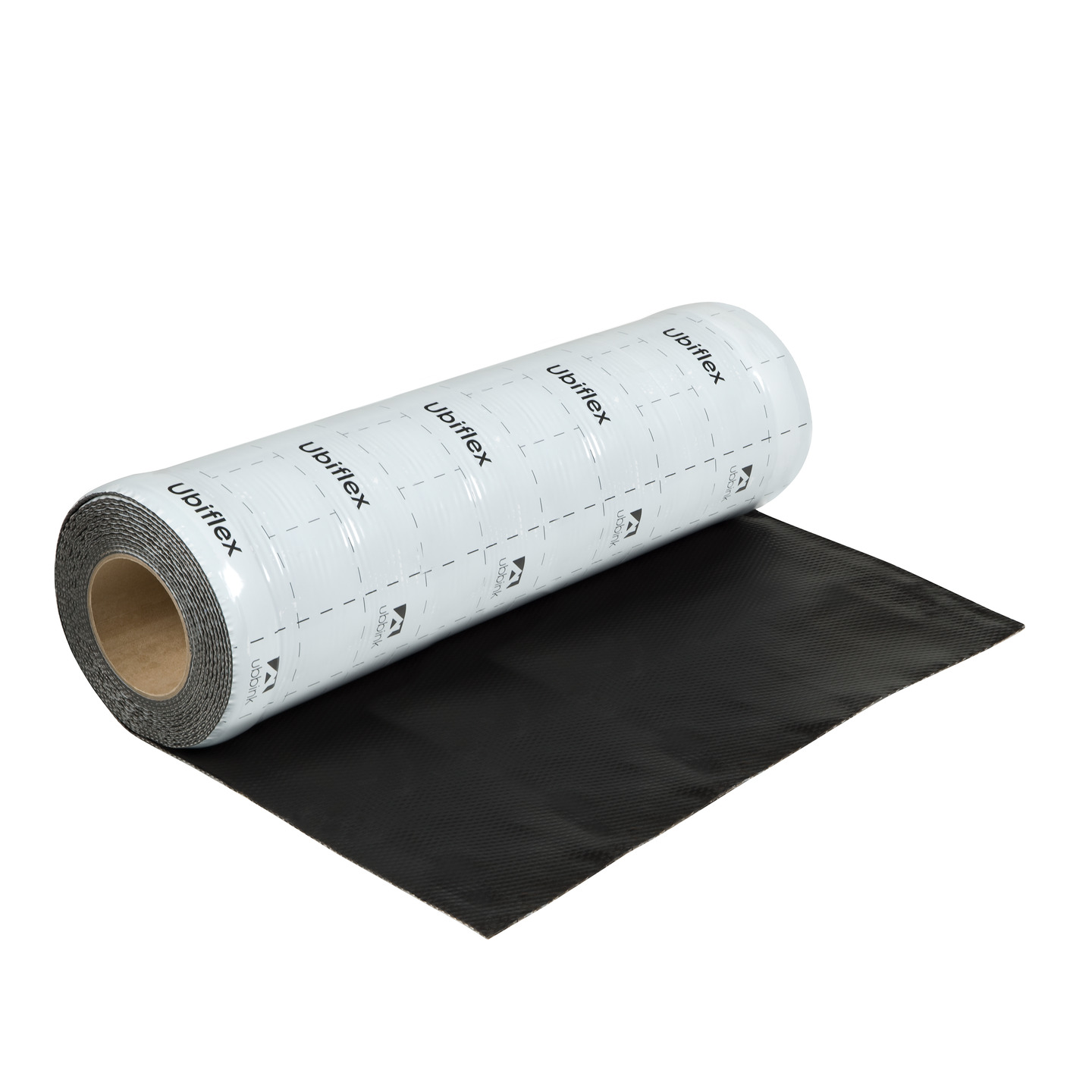 Rol a 5mtr. UBIFLEX FINIO loodvervanger 500mm zelfklevend zwart Ubbink