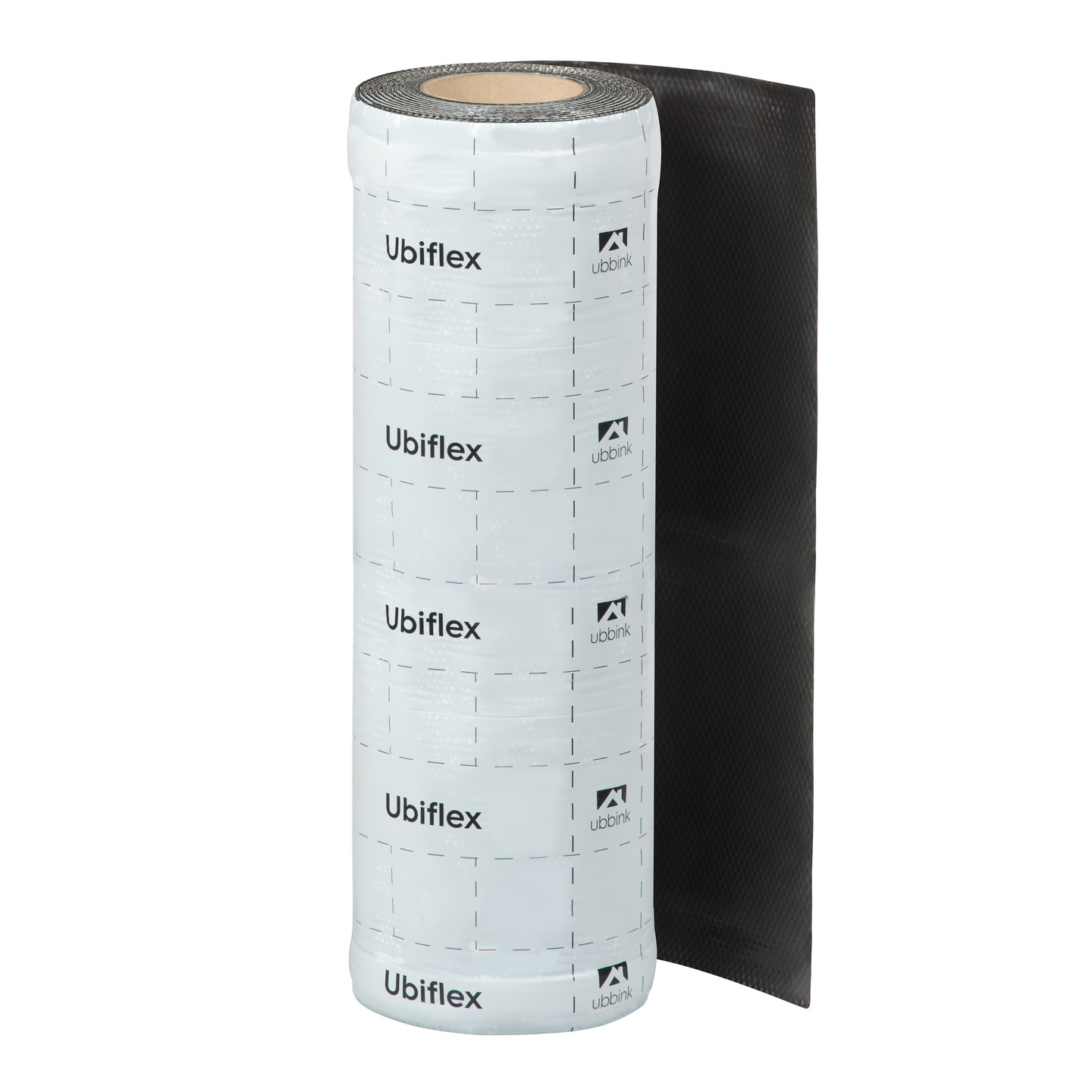Rol a 5mtr. UBIFLEX FINIO loodvervanger 500mm zelfklevend zwart Ubbink