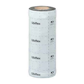 Rol a 5mtr. UBIFLEX FINIO loodvervanger 400mm zelfklevend grijs Ubbink