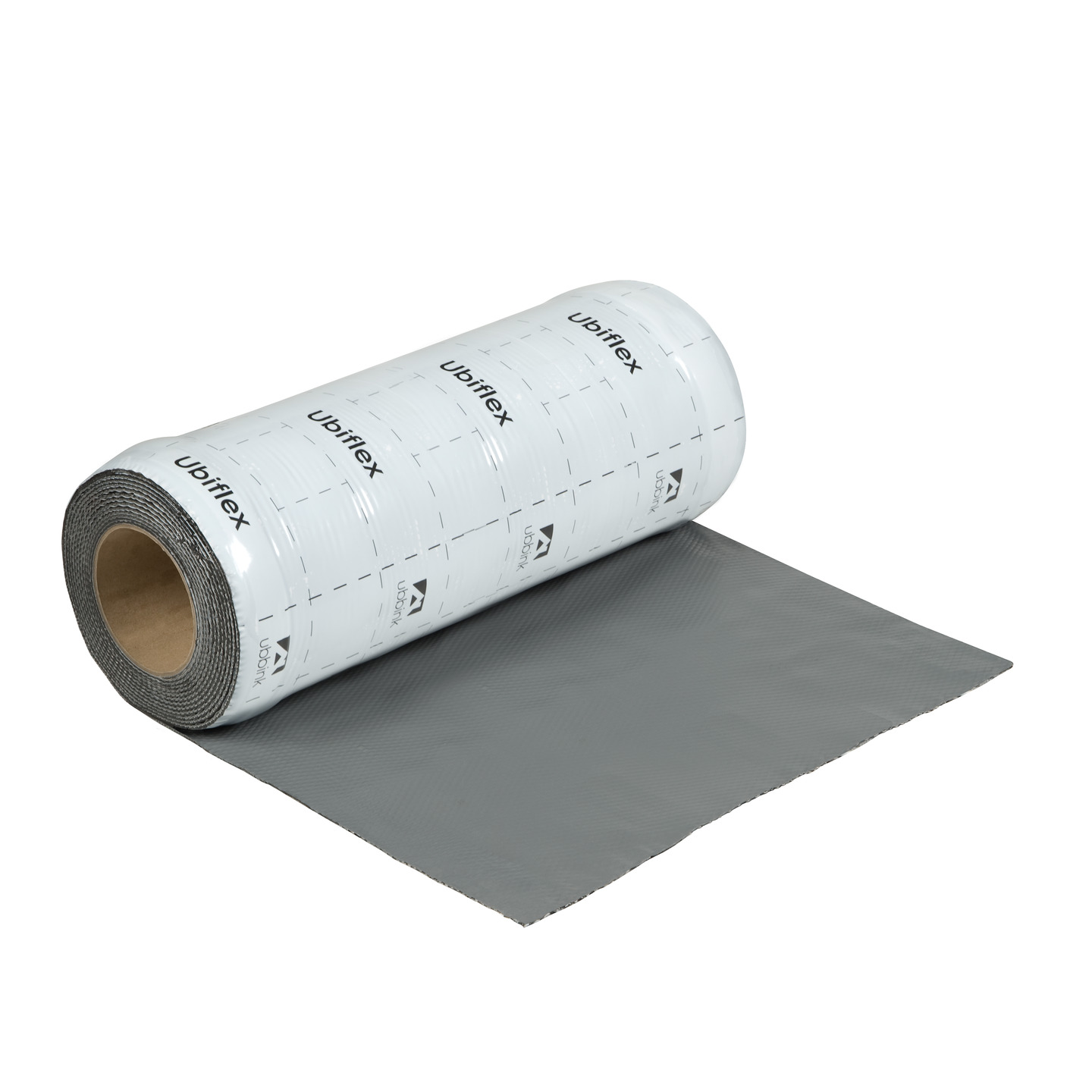 Rol a 5mtr. UBIFLEX FINIO loodvervanger 400mm zelfklevend grijs Ubbink