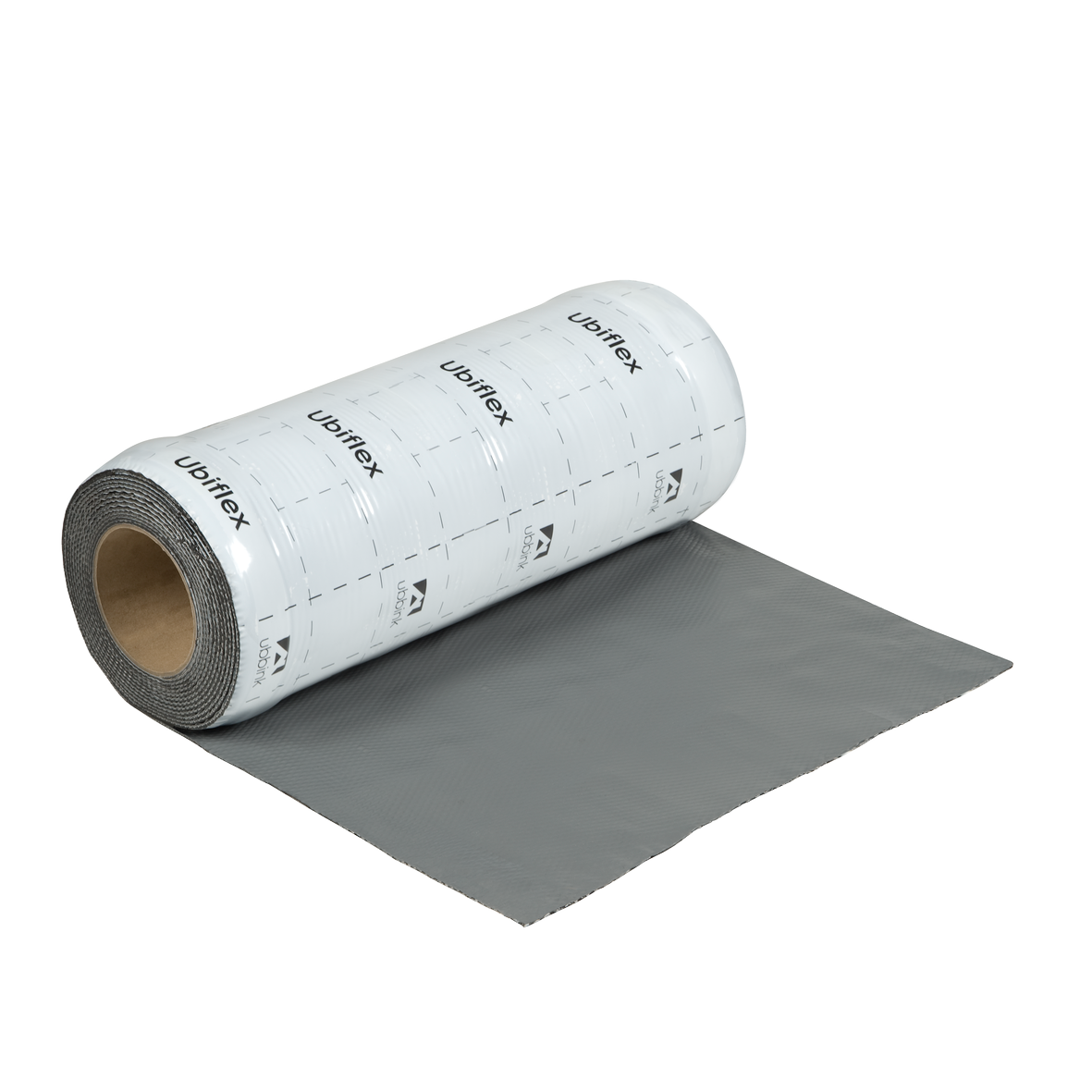 Rol a 5mtr. UBIFLEX FINIO loodvervanger 400mm zelfklevend grijs Ubbink