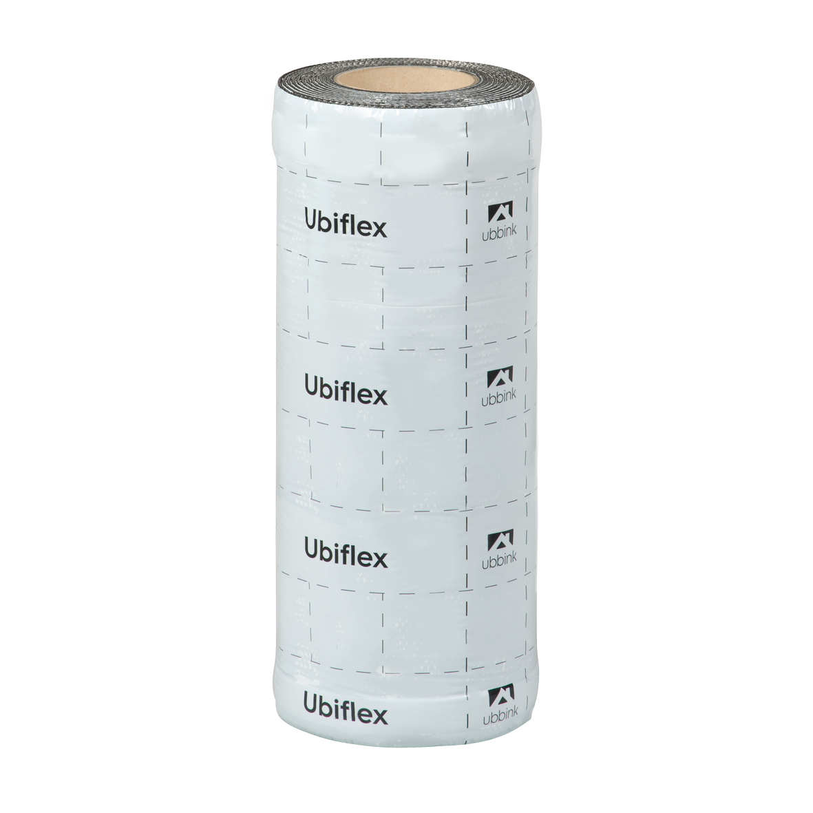Rol a 10mtr. UBIFLEX FINIO loodvervanger 400mm zelfklevend zwart Ubbink
