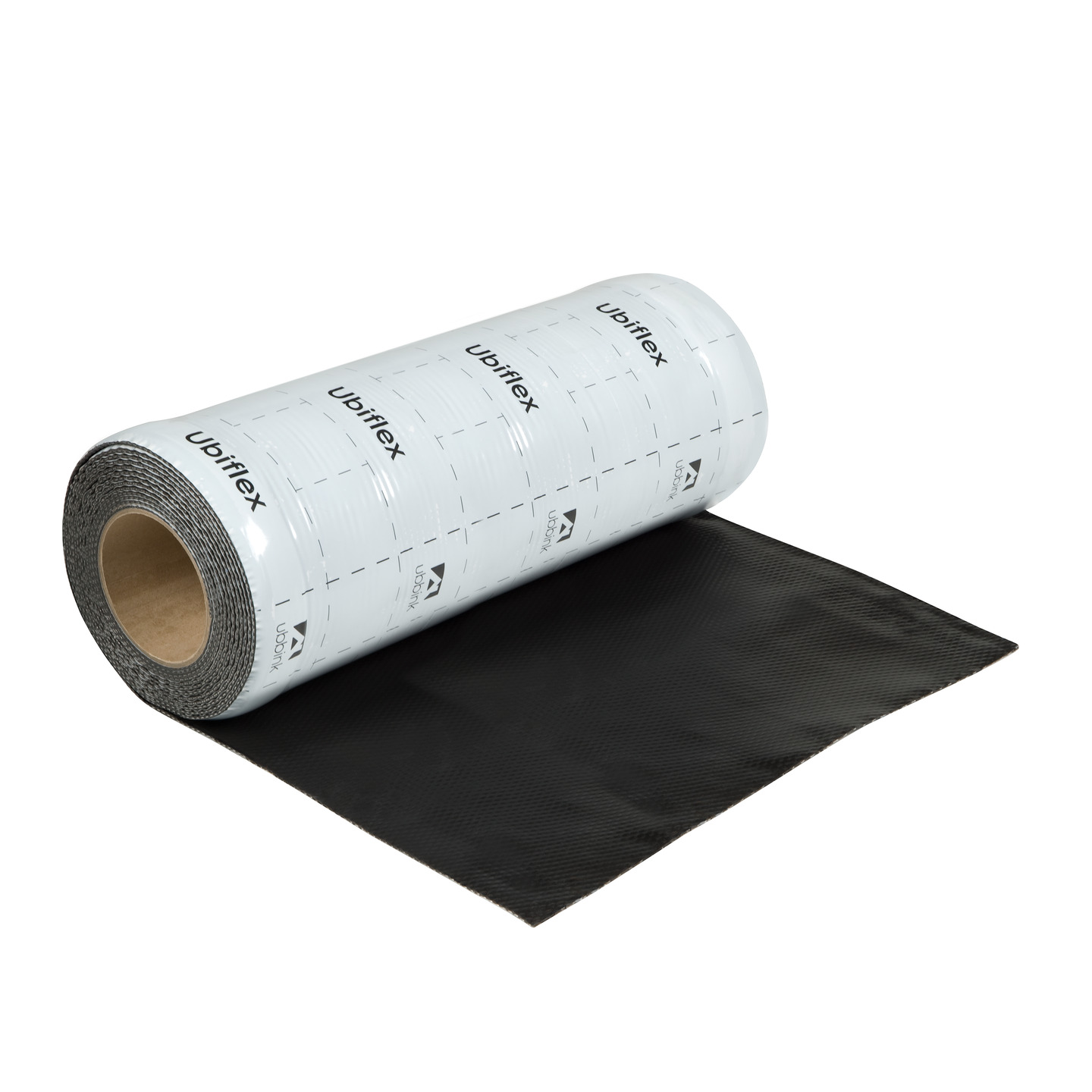 Rol a 10mtr. UBIFLEX FINIO loodvervanger 400mm zelfklevend zwart Ubbink