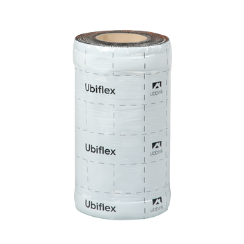 Rol a 5mtr. UBIFLEX FINIO loodvervanger 300mm zelfklevend rood Ubbink