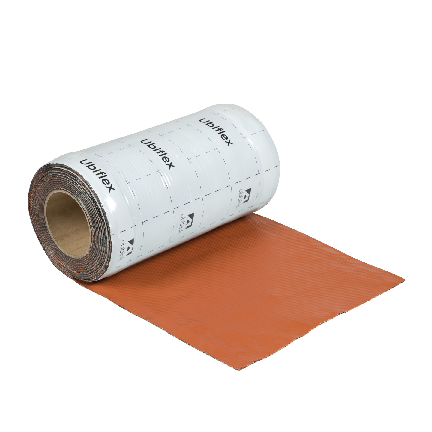 Rol a 5mtr. UBIFLEX FINIO loodvervanger 300mm zelfklevend rood Ubbink