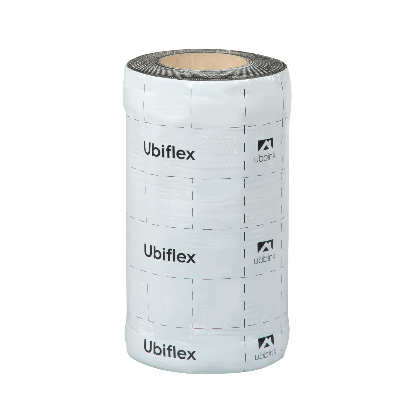 Rol a 5mtr. UBIFLEX FINIO loodvervanger 300mm zelfklevend grijs Ubbink