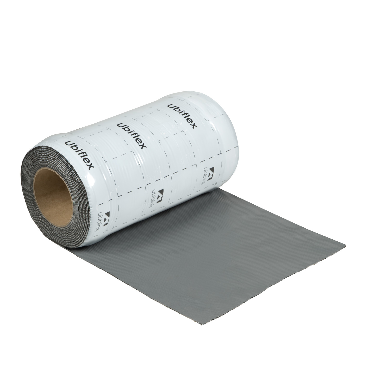 Rol a 5mtr. UBIFLEX FINIO loodvervanger 300mm zelfklevend grijs Ubbink