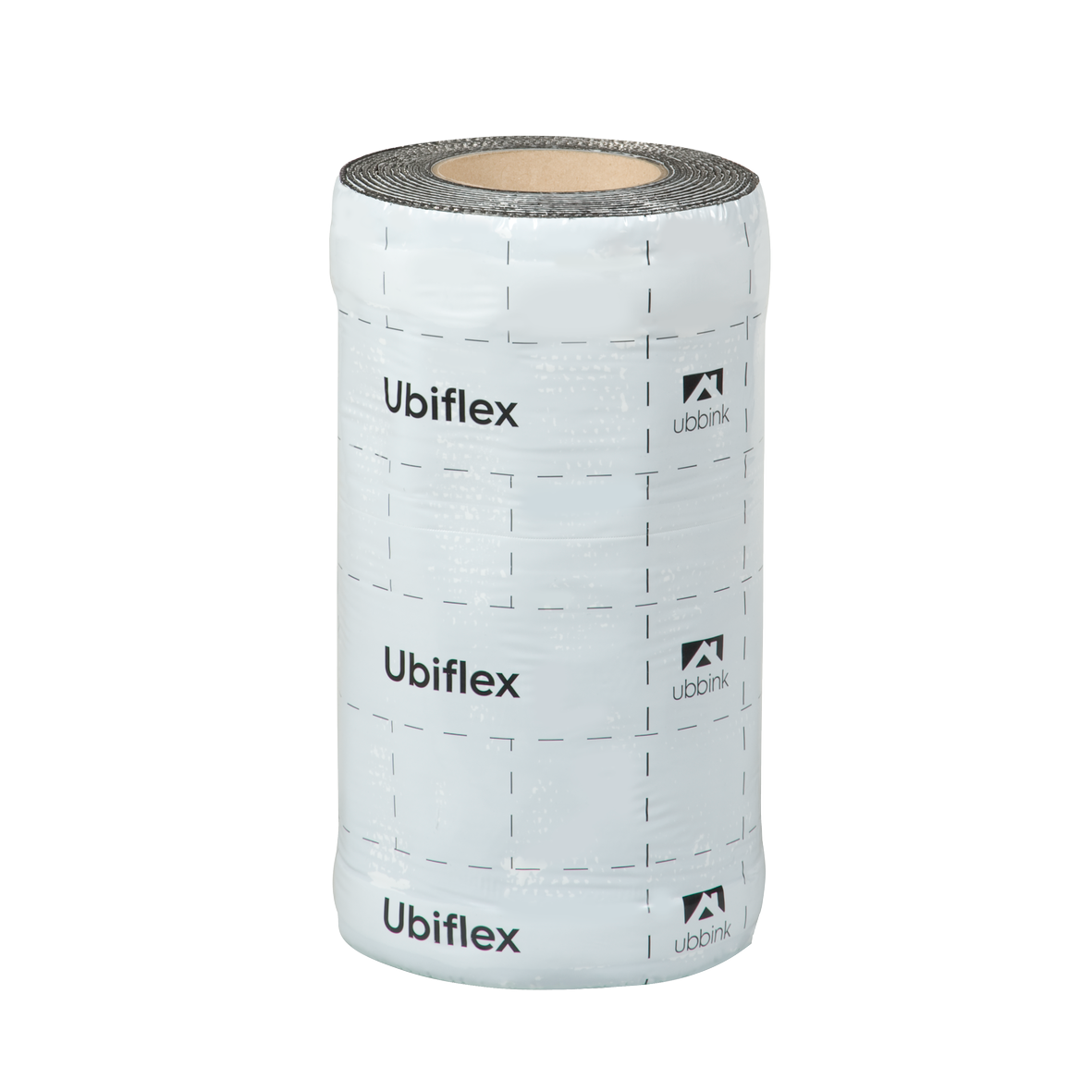 Rol a 5mtr. UBIFLEX FINIO loodvervanger 300mm zelfklevend zwart Ubbink