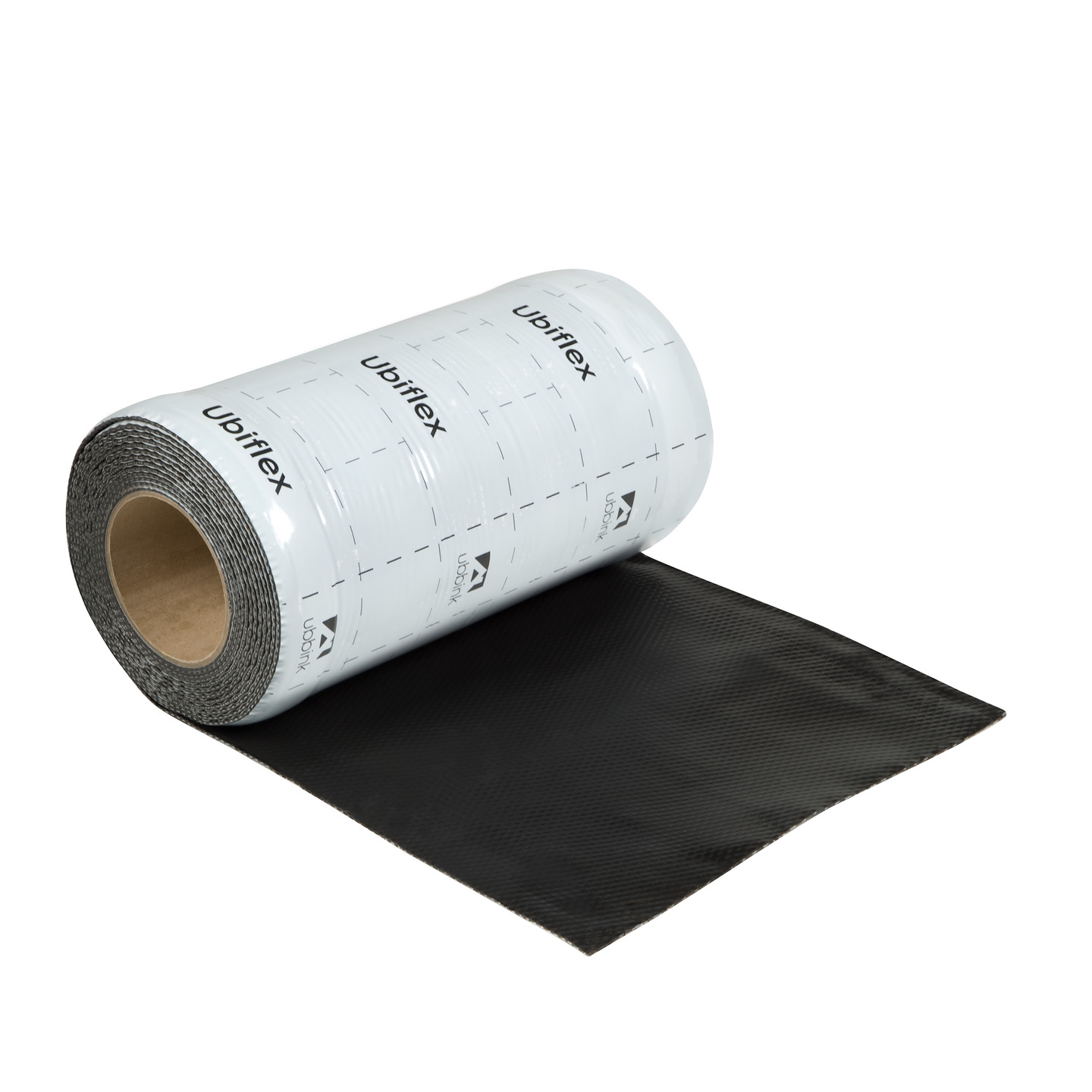 Rol a 5mtr. UBIFLEX FINIO loodvervanger 300mm zelfklevend zwart Ubbink