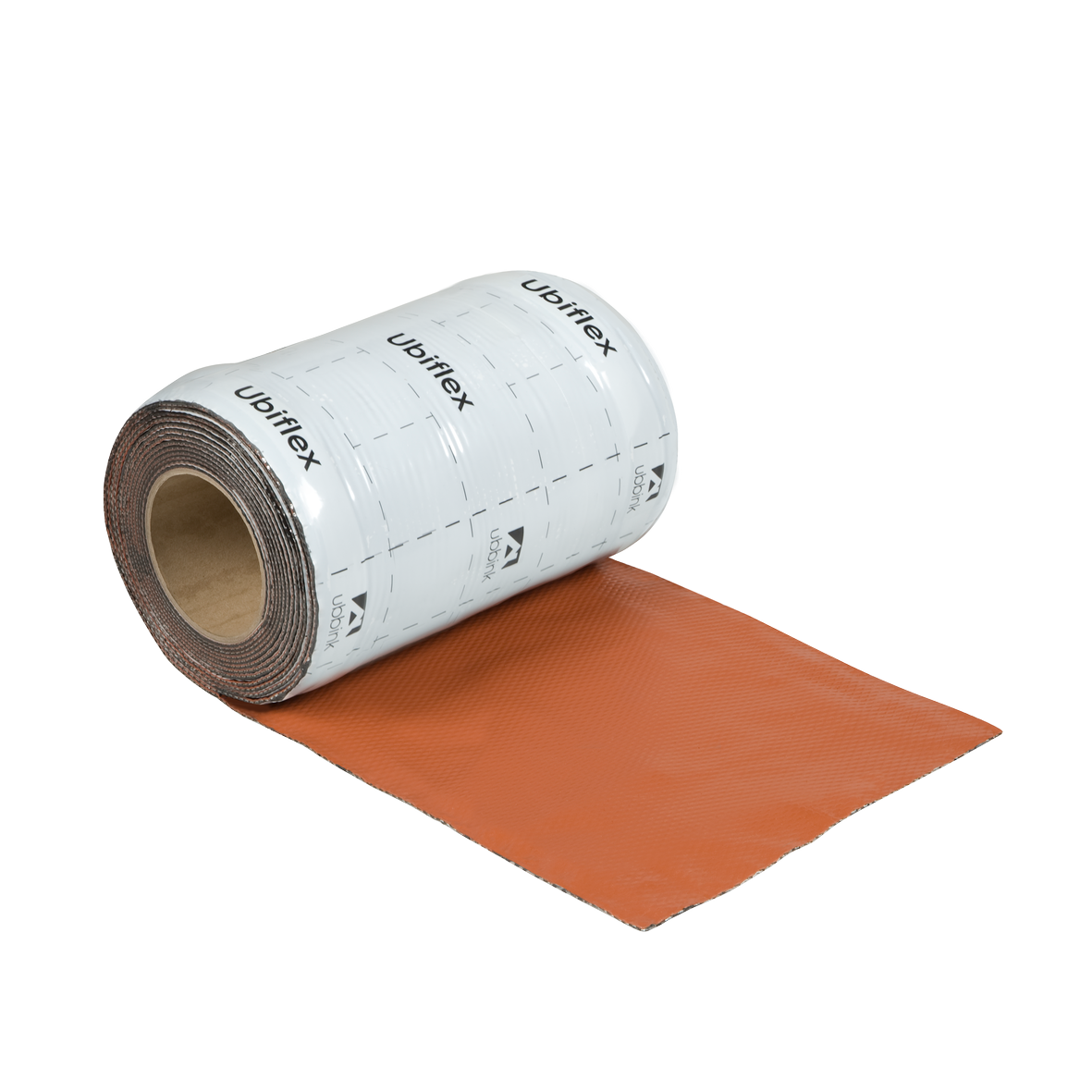 Rol a 5mtr. UBIFLEX FINIO loodvervanger 250mm zelfklevend rood Ubbink