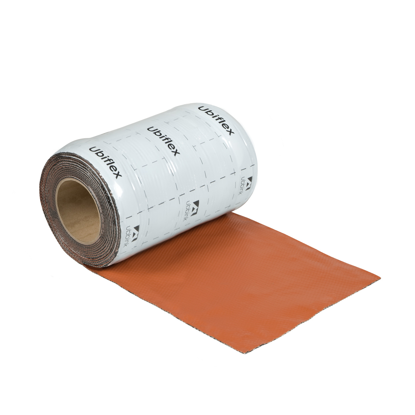 Rol a 5mtr. UBIFLEX FINIO loodvervanger 250mm zelfklevend rood Ubbink