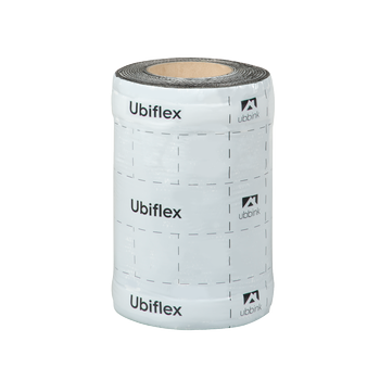 Rol a 5mtr. UBIFLEX FINIO loodvervanger 250mm zelfklevend grijs Ubbink