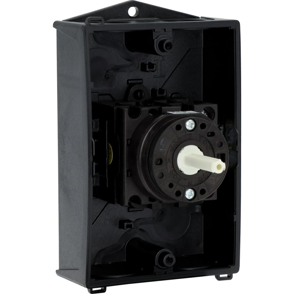 Aan-Uit-schakelaar 3-polig +N 20A 90° opbouw 4kW 207109 Eaton