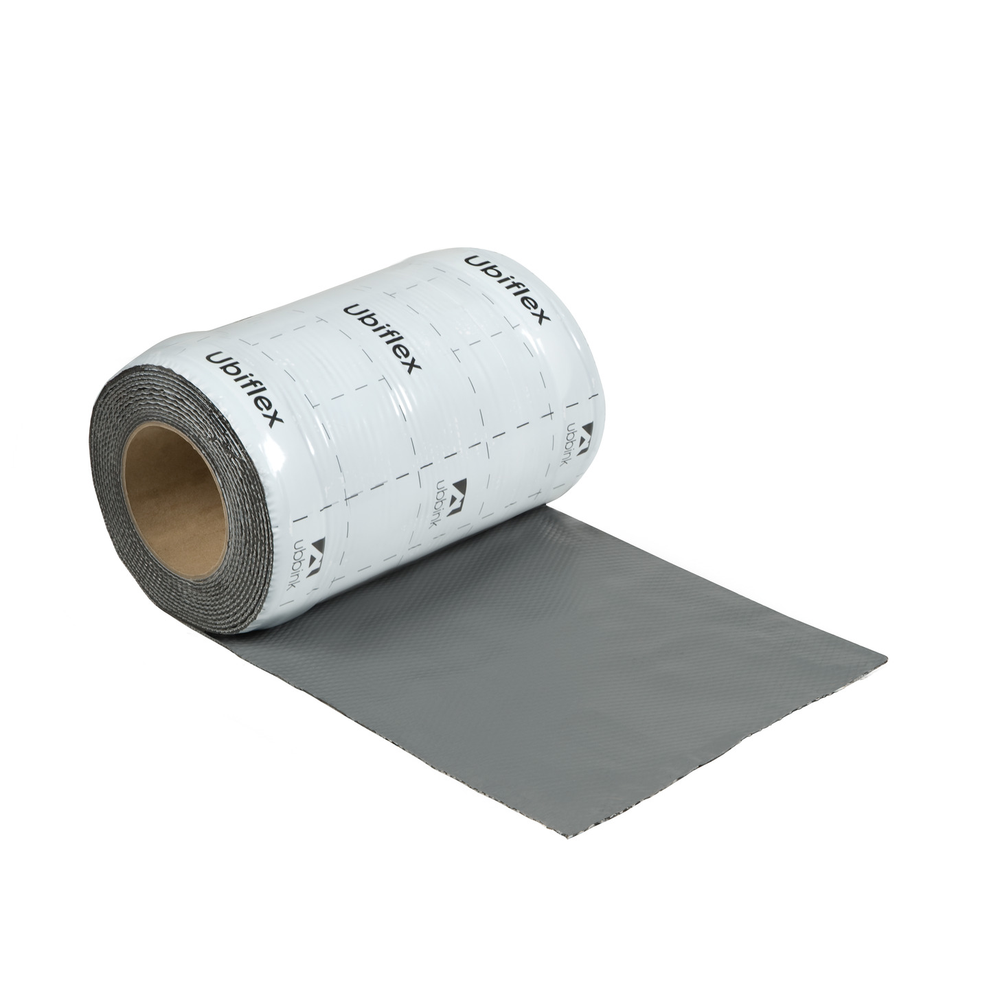Rol a 5mtr. UBIFLEX FINIO loodvervanger 250mm zelfklevend grijs Ubbink