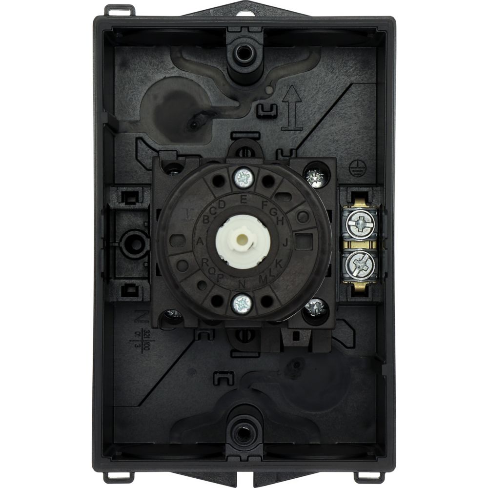 Aan-Uit-schakelaar 3-polig +N 20A 90° opbouw 4kW 207109 Eaton