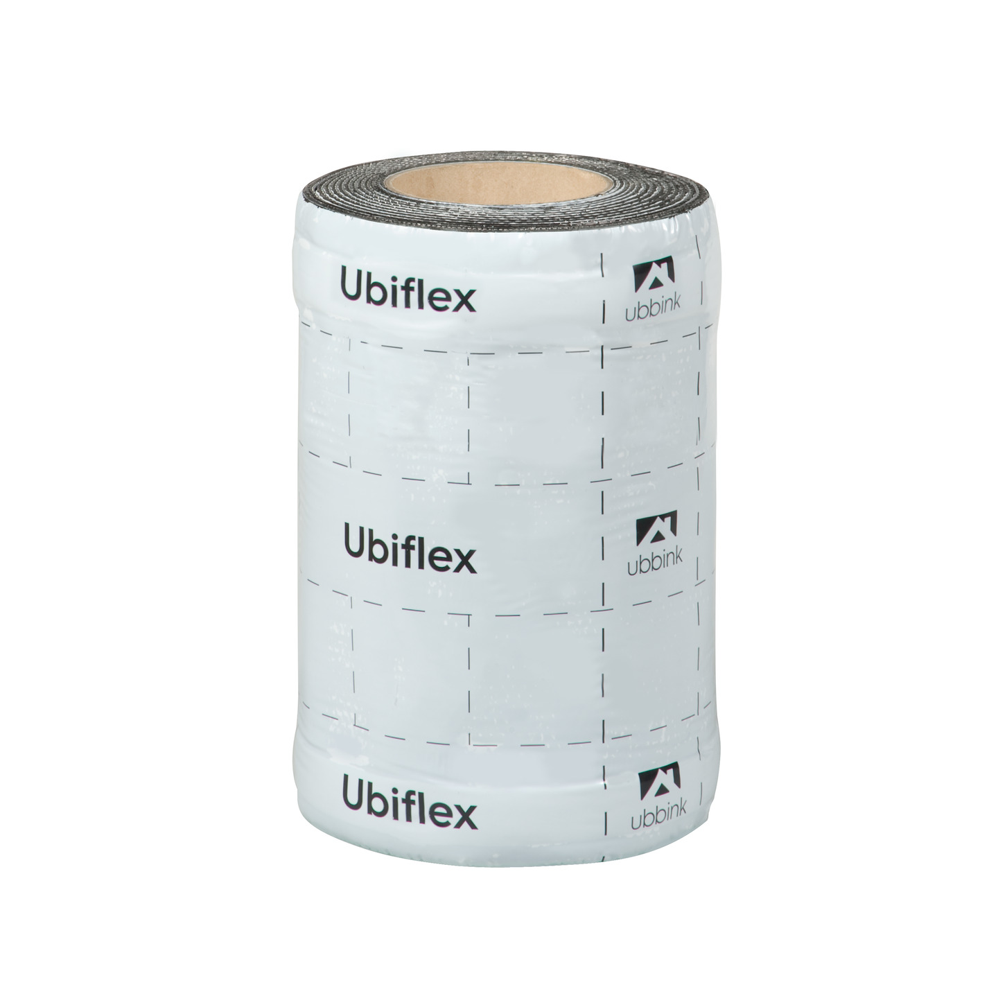 Rol a 5mtr. UBIFLEX FINIO loodvervanger 250mm zelfklevend grijs Ubbink