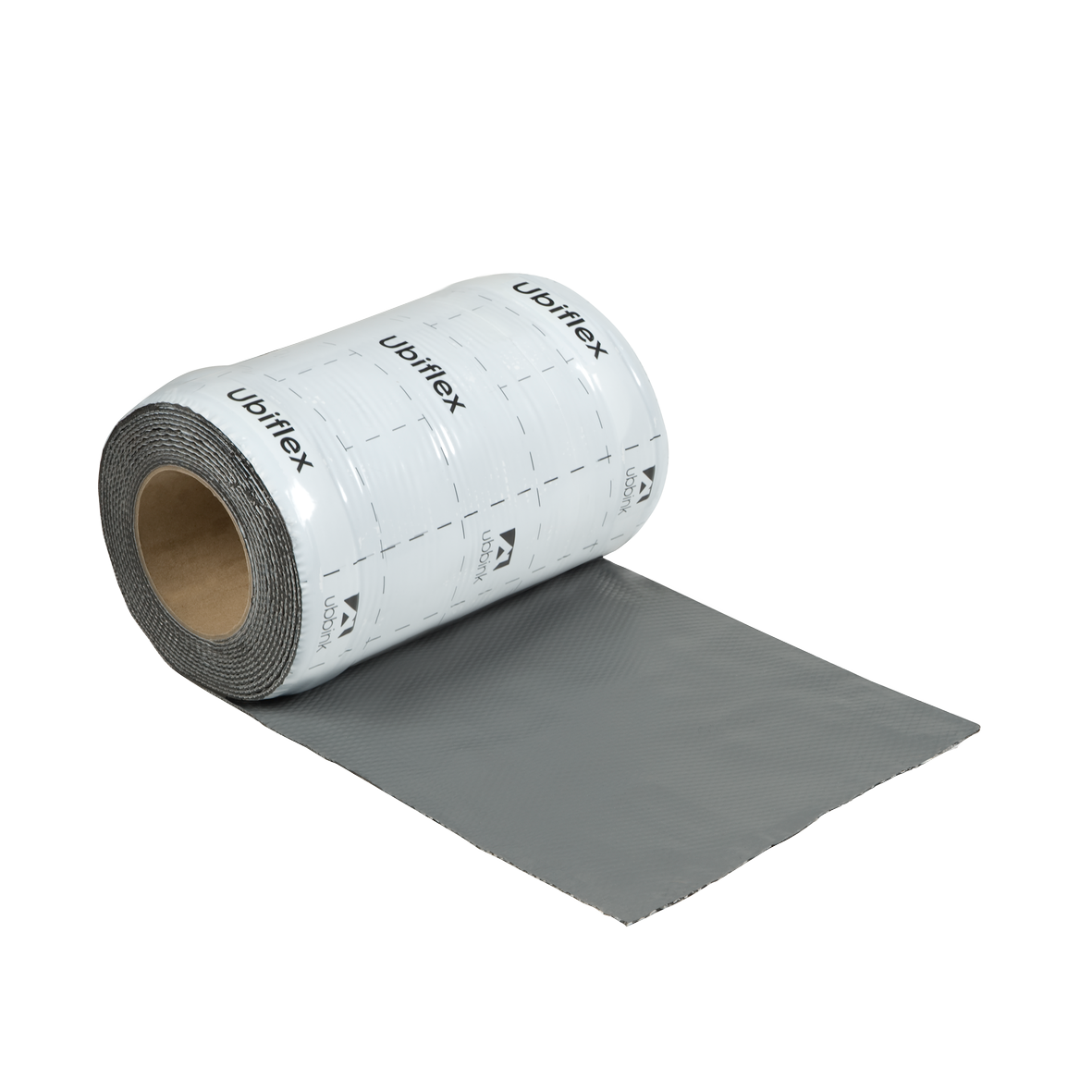 Rol a 5mtr. UBIFLEX FINIO loodvervanger 250mm zelfklevend grijs Ubbink