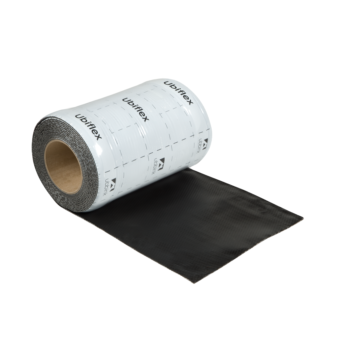 Rol a 10mtr. UBIFLEX FINIO loodvervanger 250mm zelfklevend zwart Ubbink