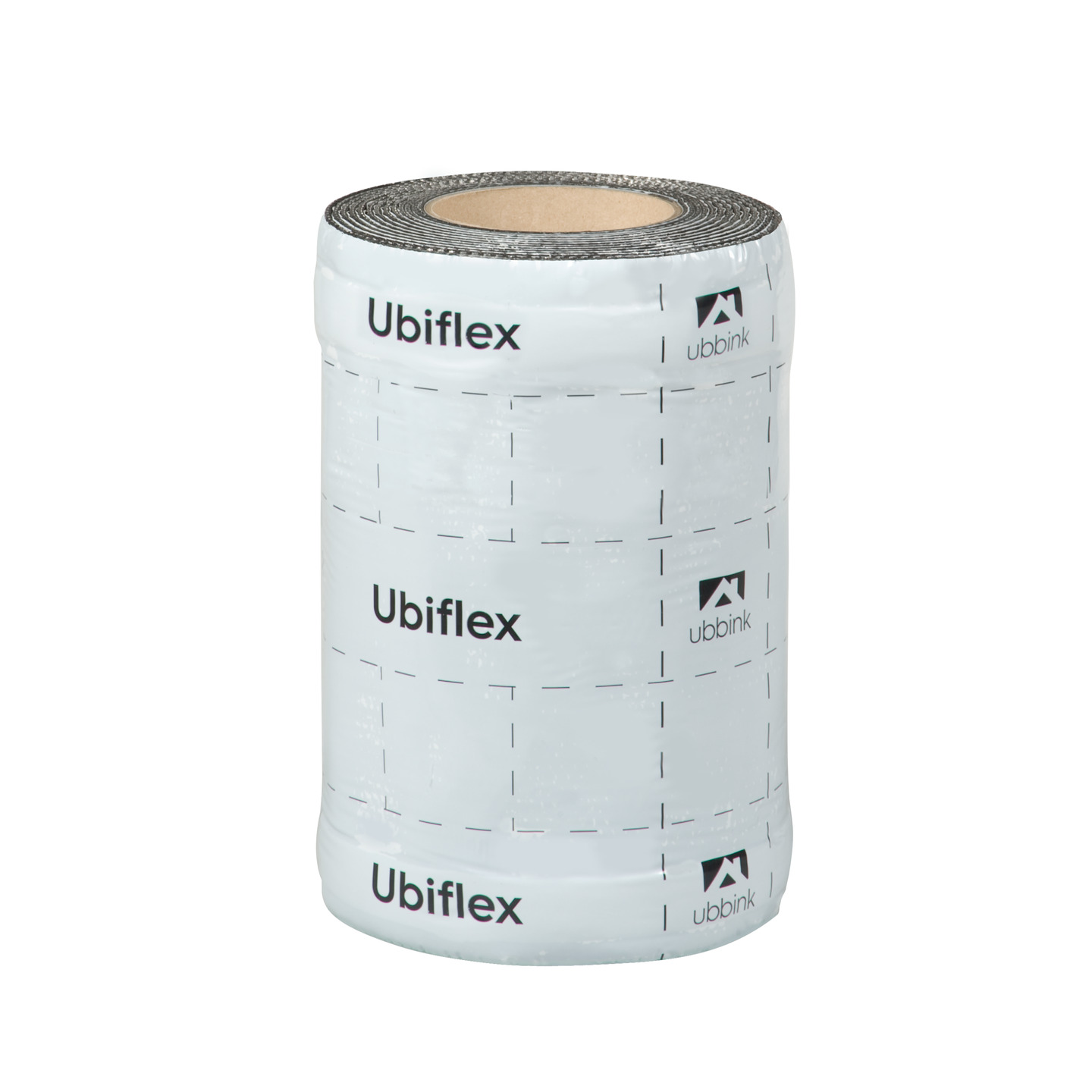 Rol a 10mtr. UBIFLEX FINIO loodvervanger 250mm zelfklevend zwart Ubbink