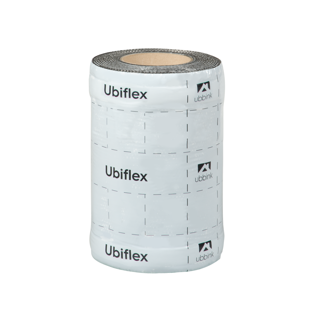Rol a 10mtr. UBIFLEX FINIO loodvervanger 250mm zelfklevend zwart Ubbink