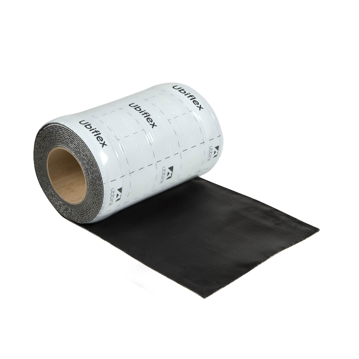 Rol a 10mtr. UBIFLEX FINIO loodvervanger 250mm zelfklevend zwart Ubbink