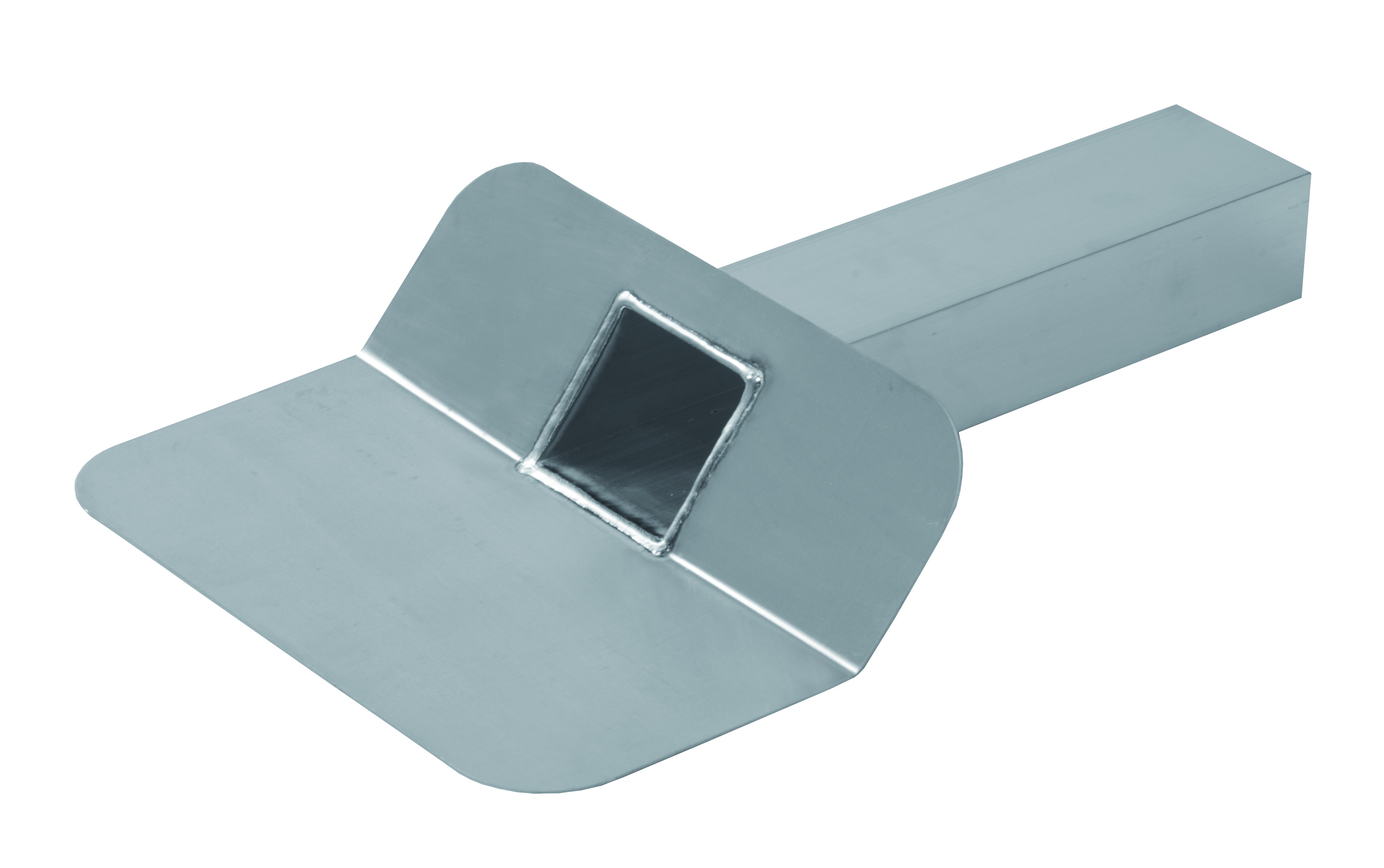 Kiezelbak gesloten aluminium 60x100mm 45° L=450 Anjo
