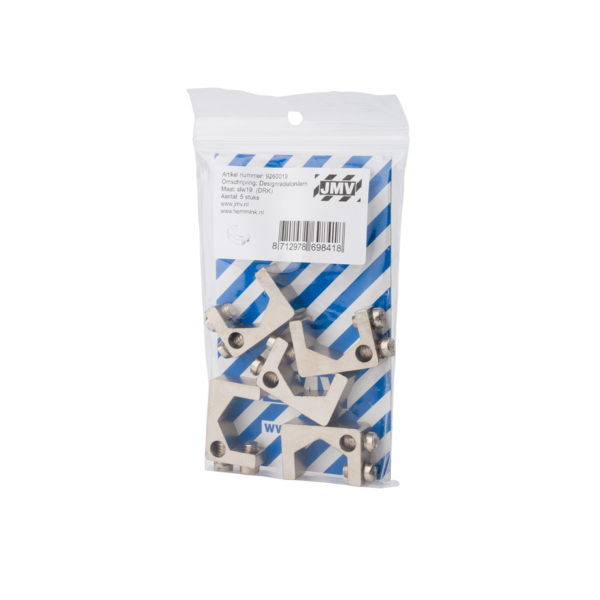 Aardklem tbv designradiator klembereik 24mm (voor op kraanwartelmoer) JMV