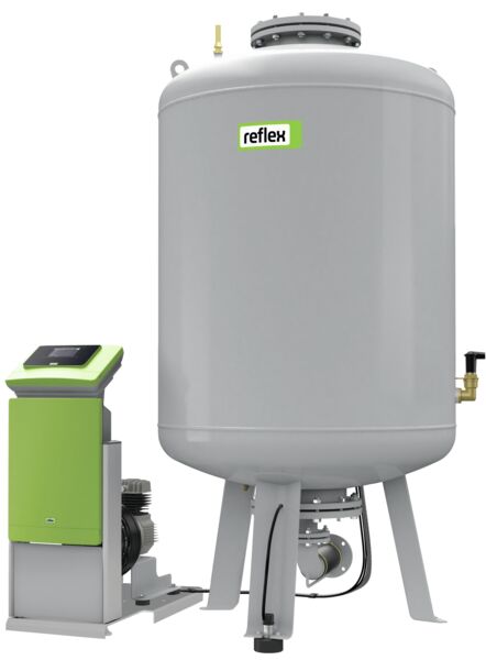 Stuureenheid+1 Compressor Reflexomat RS 150/1T 10bar Reflex
