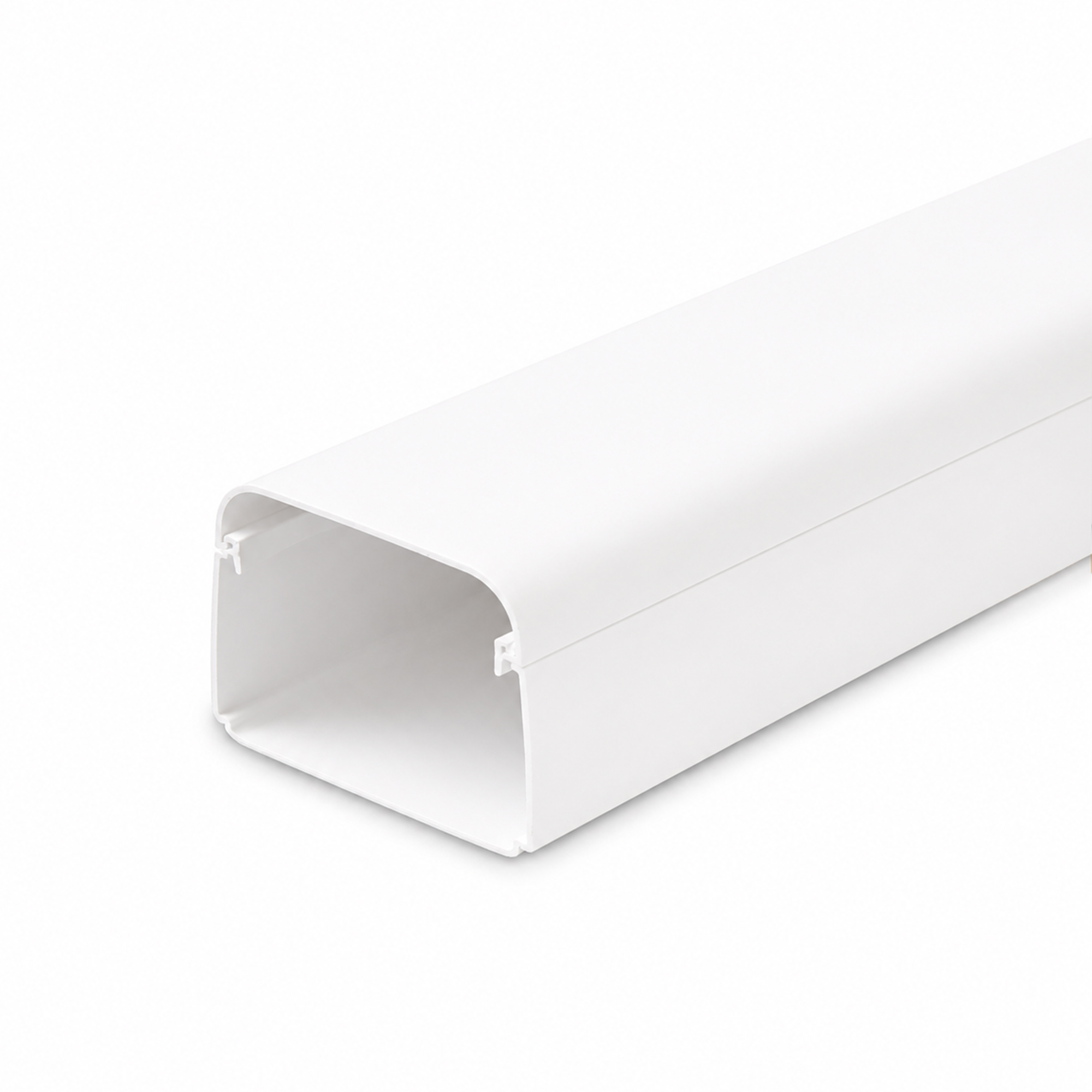 Omdoos met 8x leidinggoot á 2m. 80X60mm wit PVC RAL9010 zonder folie (totaal 16m.) Canalit