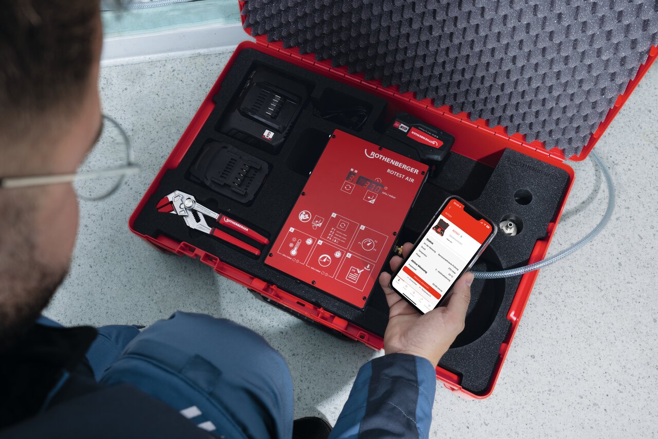 ROTEST Air Lekzoekapparaat universeel ROTHENBERGER
