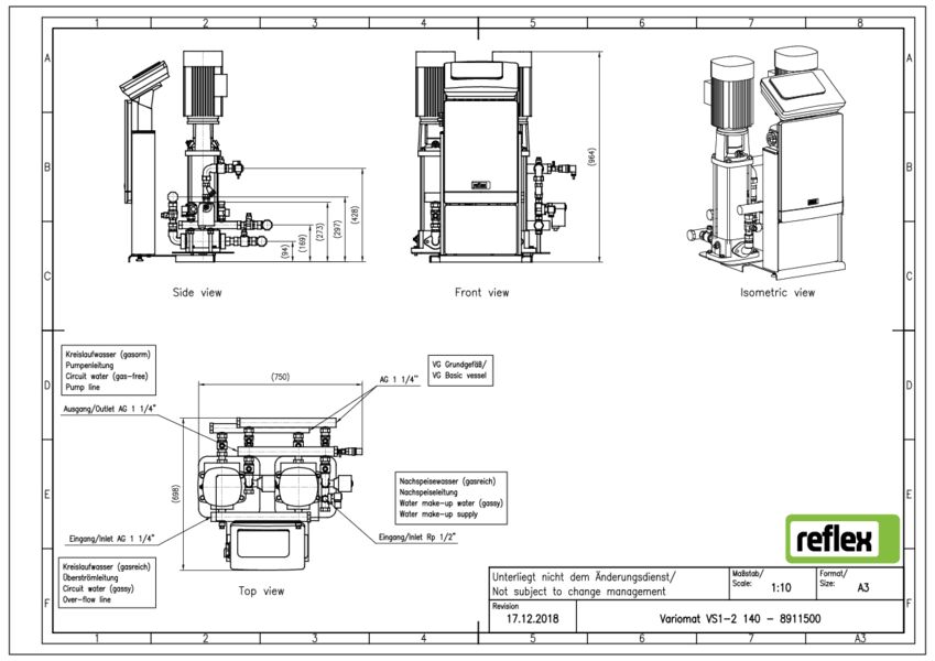 Combi VS 1-2/140 SC Reflex