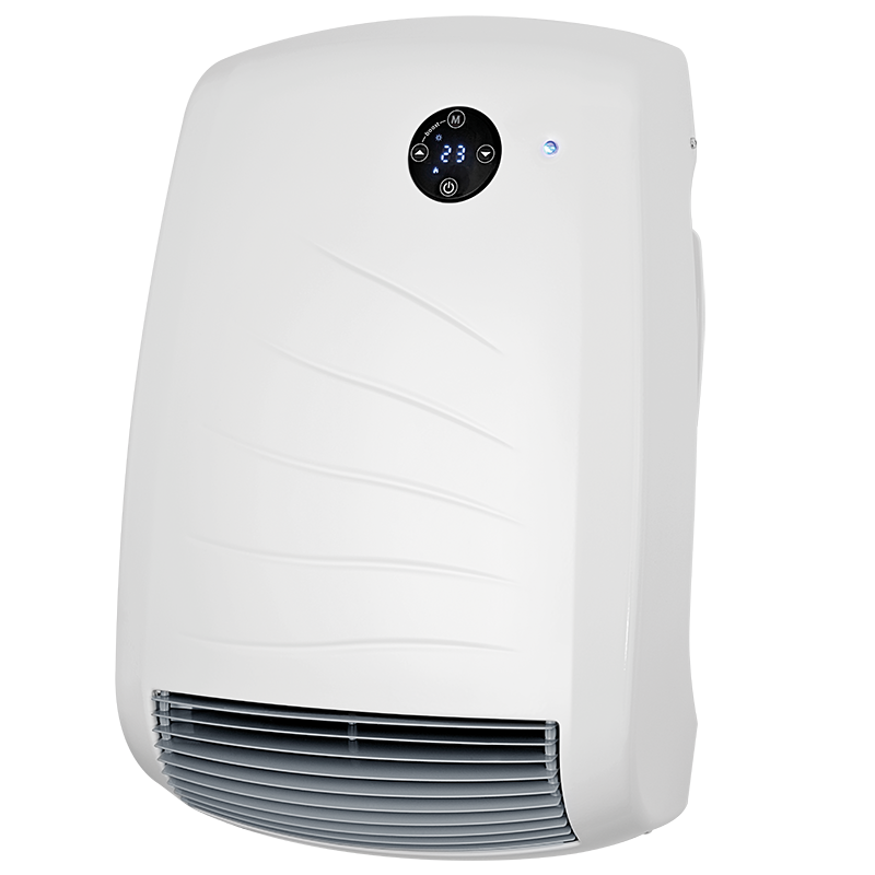 Elektr. badkamer ventilatorkachel / fan heater E-Comfort BALI 2000W wit DRL
