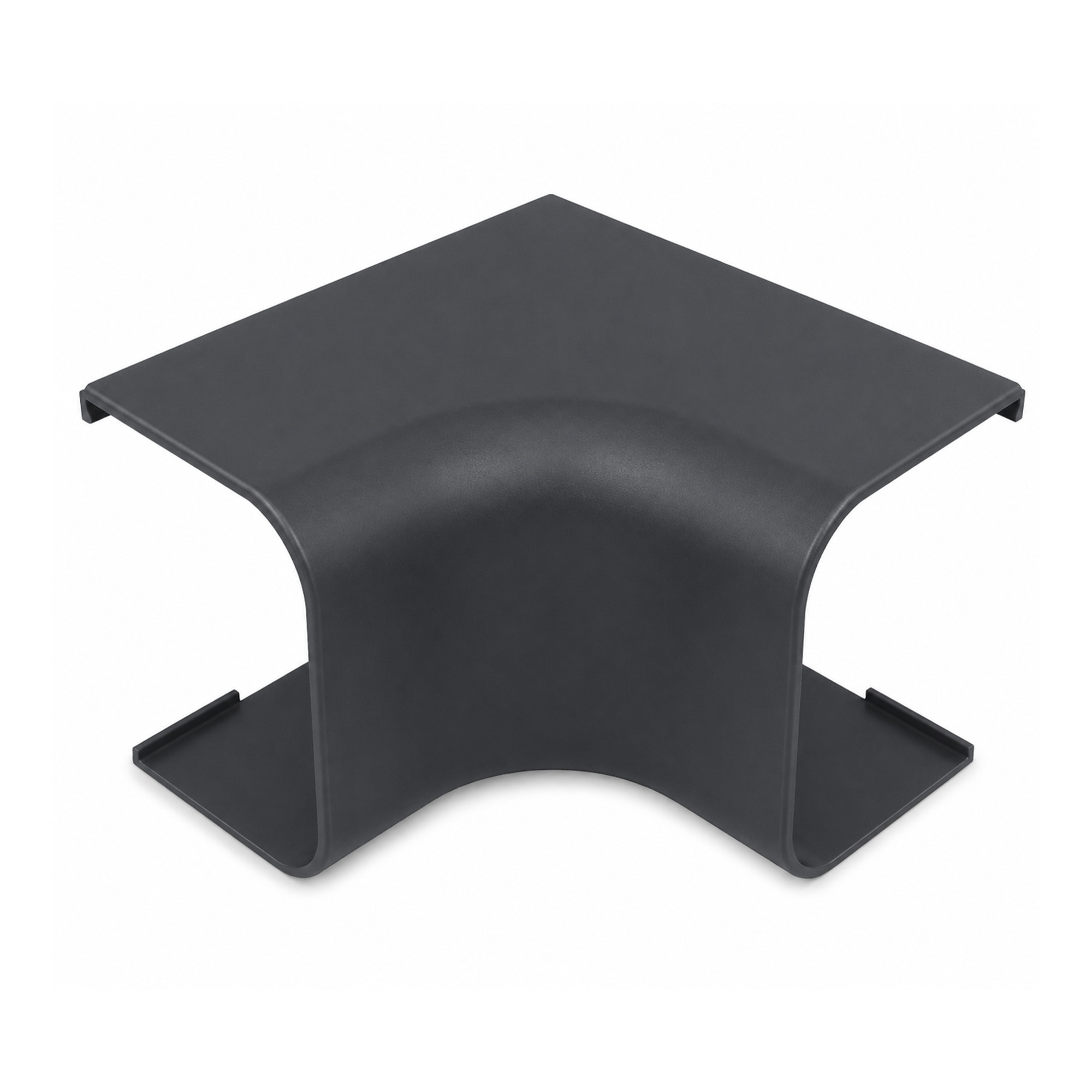 Binnenbocht kort 90° 65X50mm antraciet grijs PVC RAL7016 Canalit