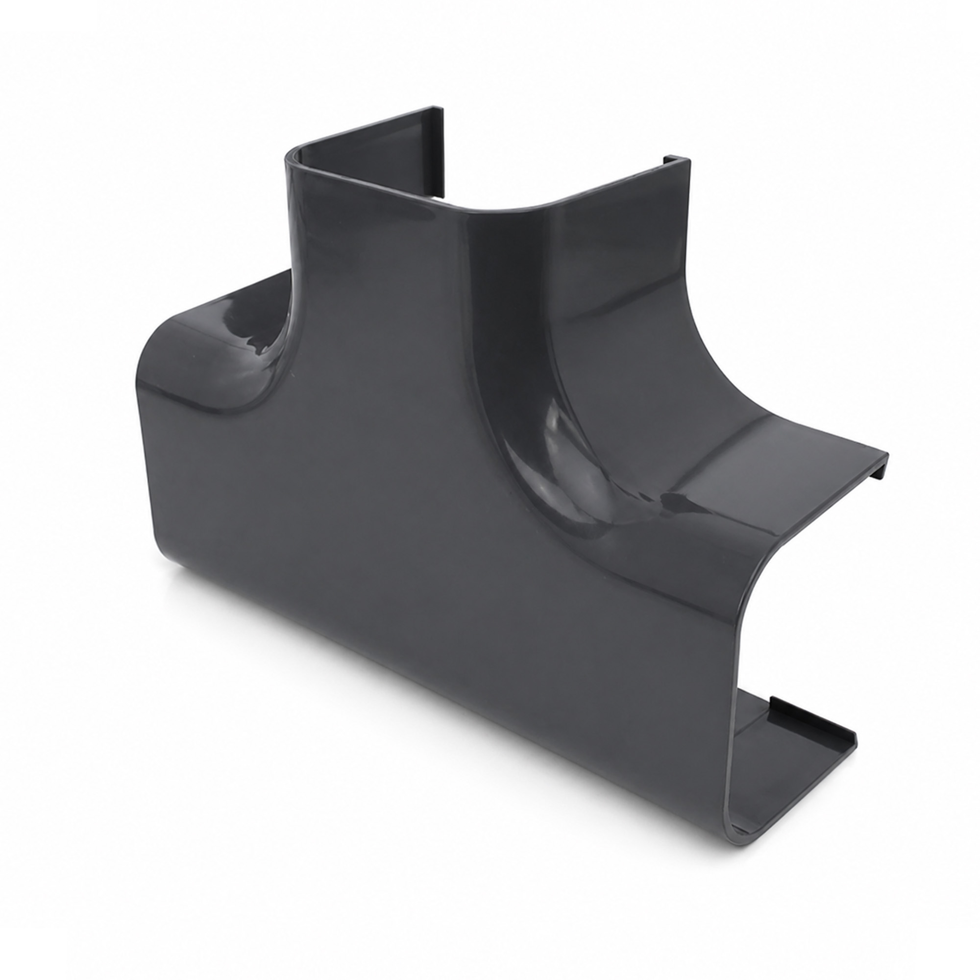 T-stuk 125x75mm antraciet grijs PVC RAL7016 Canalit