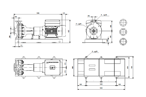 Normfundatiepomp NKE 150-200/210-158AA2F1AESBQQEMWA 7,50kW GRUNDFOS