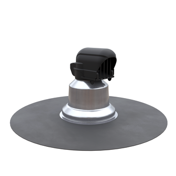 Kabel- en leidingdoorvoer plakplaat geisoleerd 50mm alu/Resitrix SK-W Ubbink